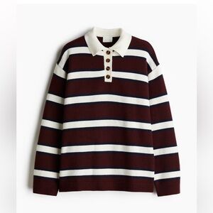 H&M Knit Polo Sweater